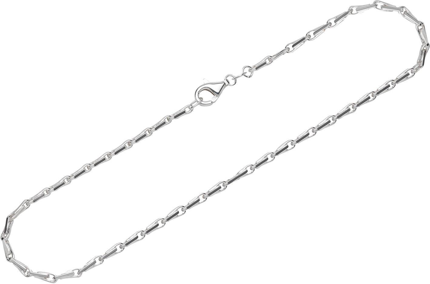 NKlaus Fusskette 925 Sterling Silber 26cm Haferkornkette Damen designer Fusskettchen