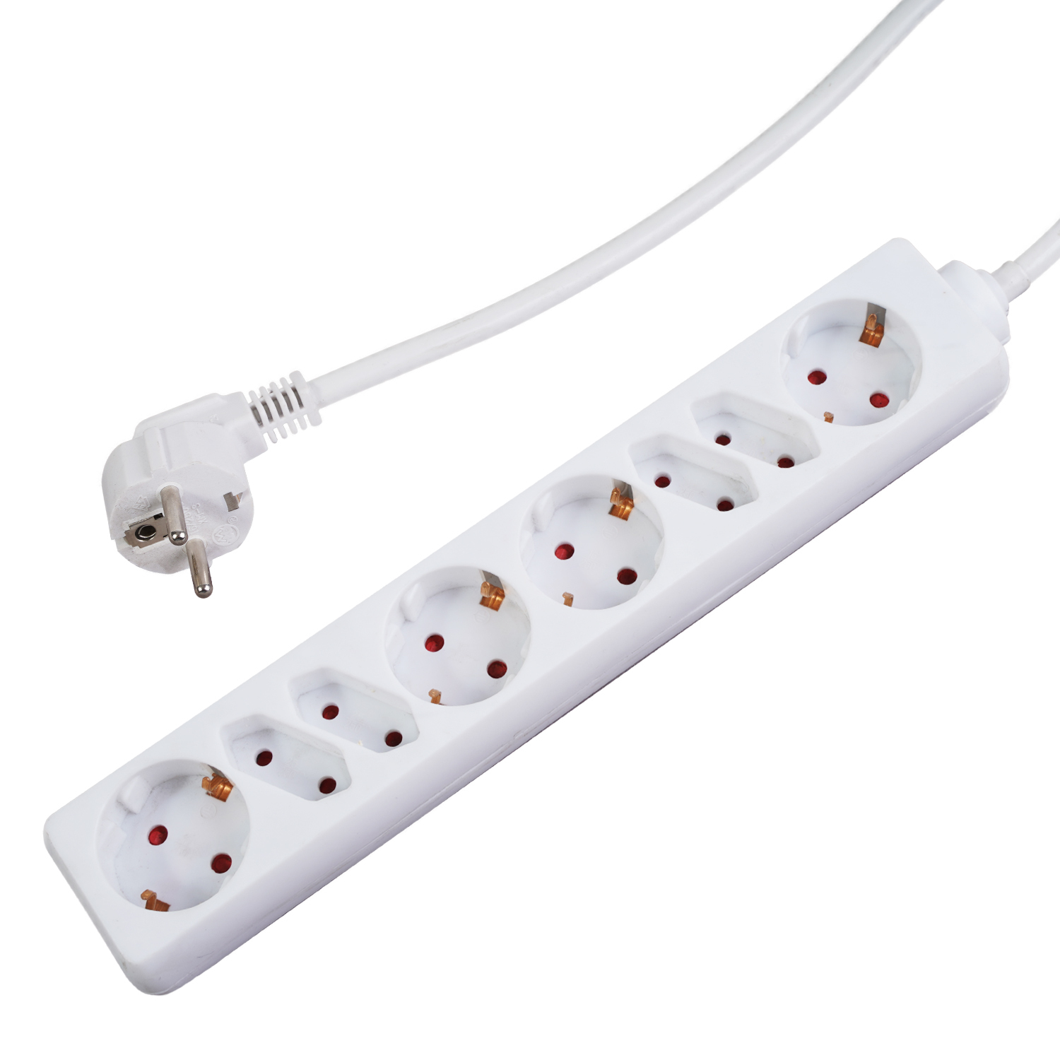 Unitec 8-Fach Mehrfachsteckdose 1,4m Weiß 444991