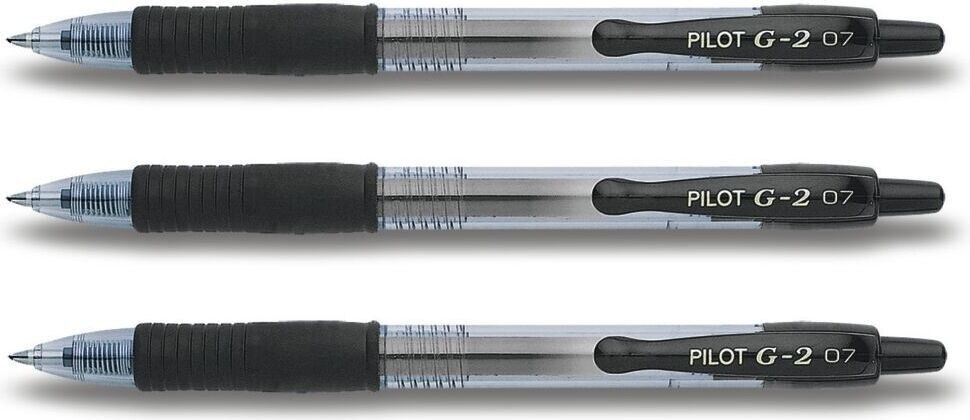 Pilot G2 10er-Set Druck-Gelschreiber In 12 Farben – Schwarz, Blau, Rot, Grün, Orange, Pink, Violett, Hellblau, Hellgrün, Karamell, Indigo, Gold & Silber