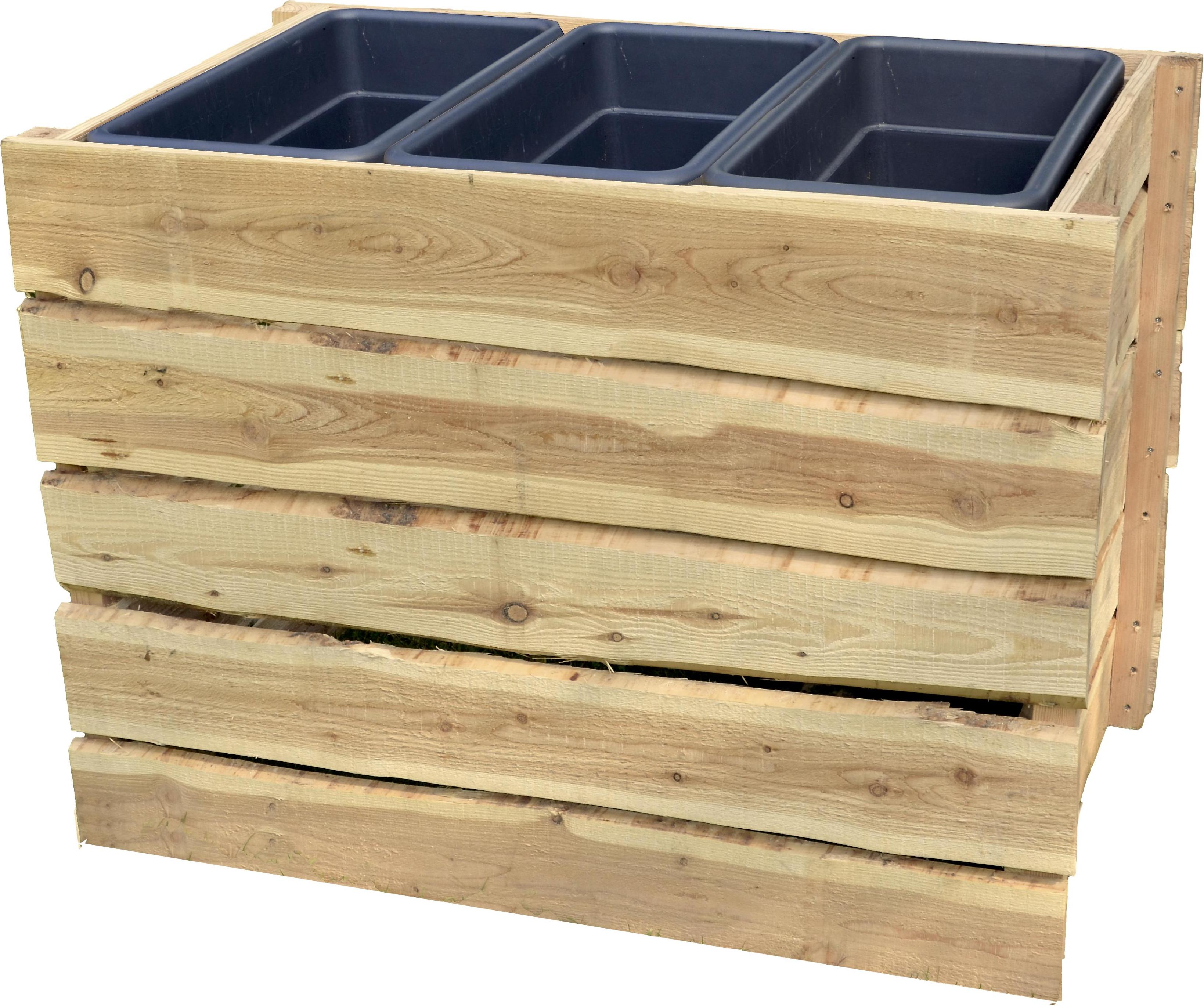 Tetzner & Jentzsch T&J HERLEV-Hochbeet B 104 x T 64 x H 80 cm