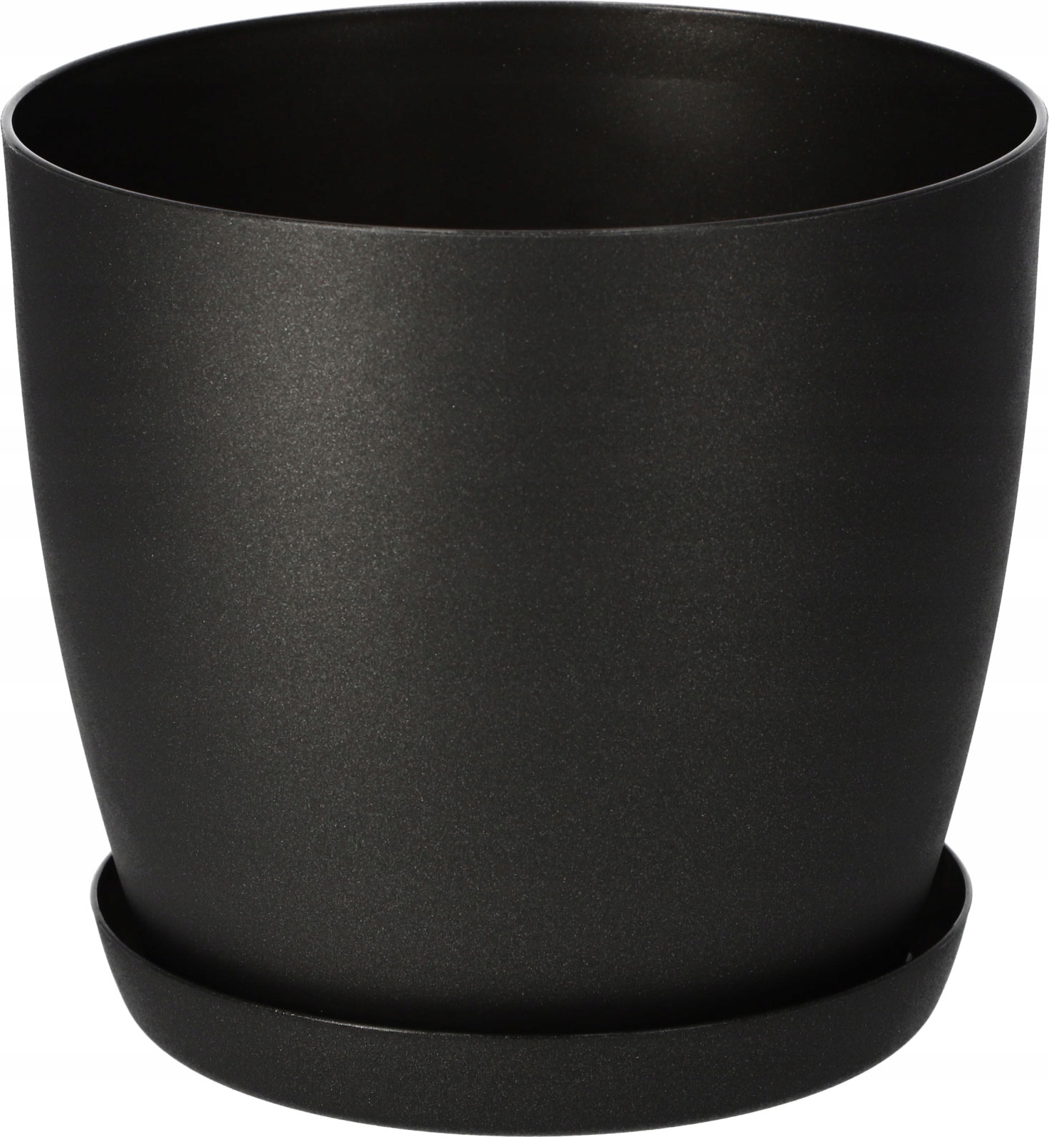 Set Di 6 Vasi Autoirriganti Per Piante Grasse | Sottovaso Incluso | Dimensioni Diverse | Colore Nero - copertina