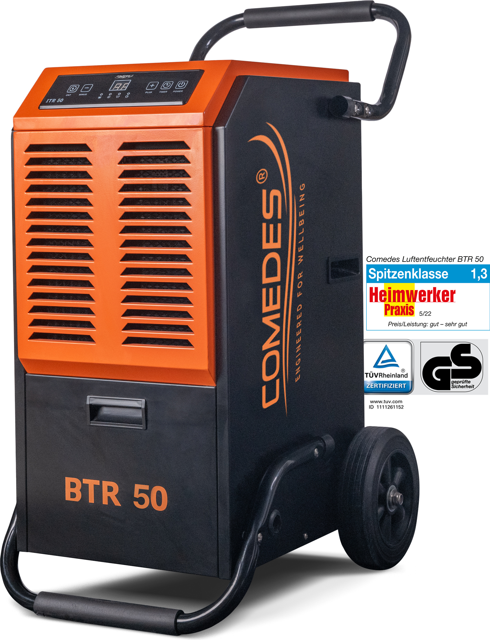 Luftentfeuchter Comedes BTR 50, 51 Liter/Tag PT94700
