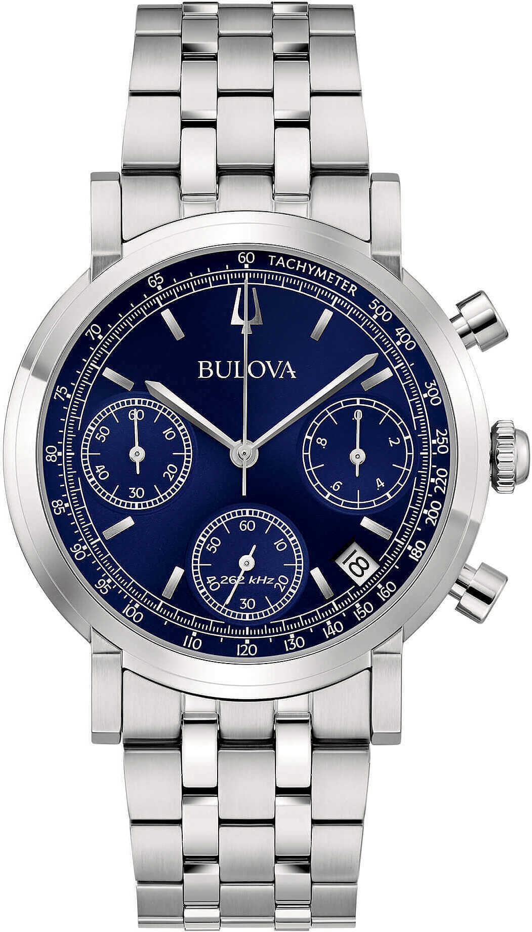 Chronograph Bulova Silber Kollektion Precisionist - mann