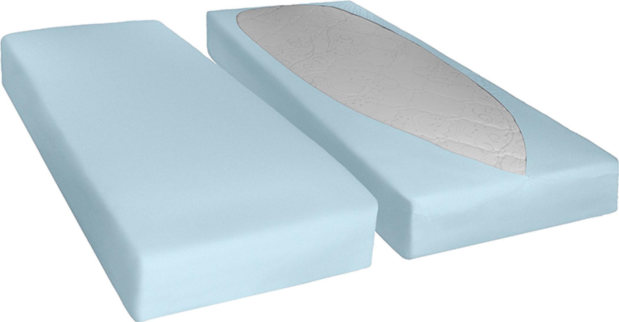 Bellatex Elastische Schnellspannfolie - 90x200x20 - blau