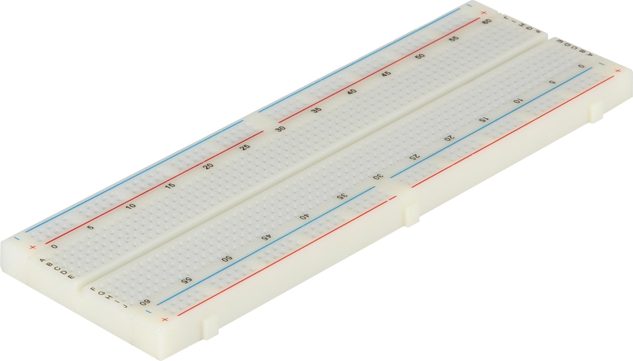 JOY-IT Breadboard / Steckplatine für Versuchsaufbauten, 5,5x 16,5 cm