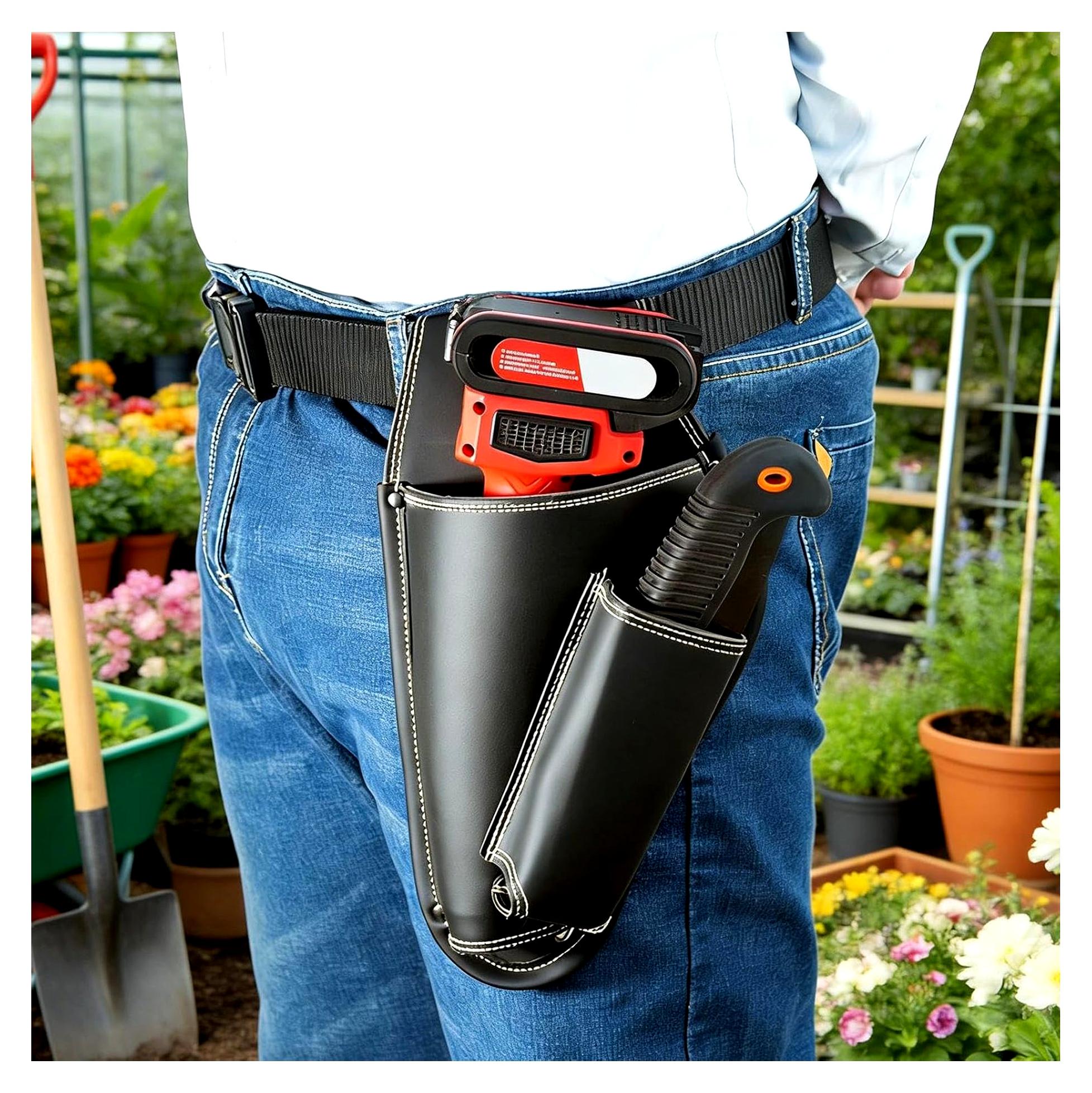 Markenlos Gartenscherenhalter | vielseitig, tragbar und stabil – für Gartenarbeiten, Outdoor-Aktivitäten, Pilzernte und Landwirtschaft