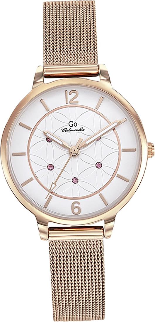 Girl Only dámske náramkové hodinky Rose Gold analógové Mademoiselle s náramkom z nehrdzavejúcej ocele D2UGO695608