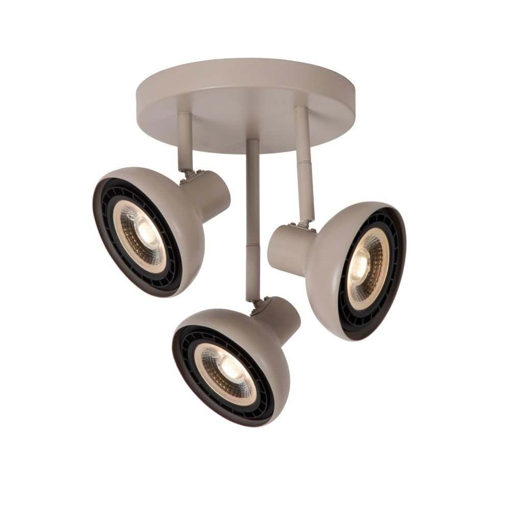 Lucide SENSAS - Plafondsspot - 25,8 cm - 3xGU10 (ES111) - Beige