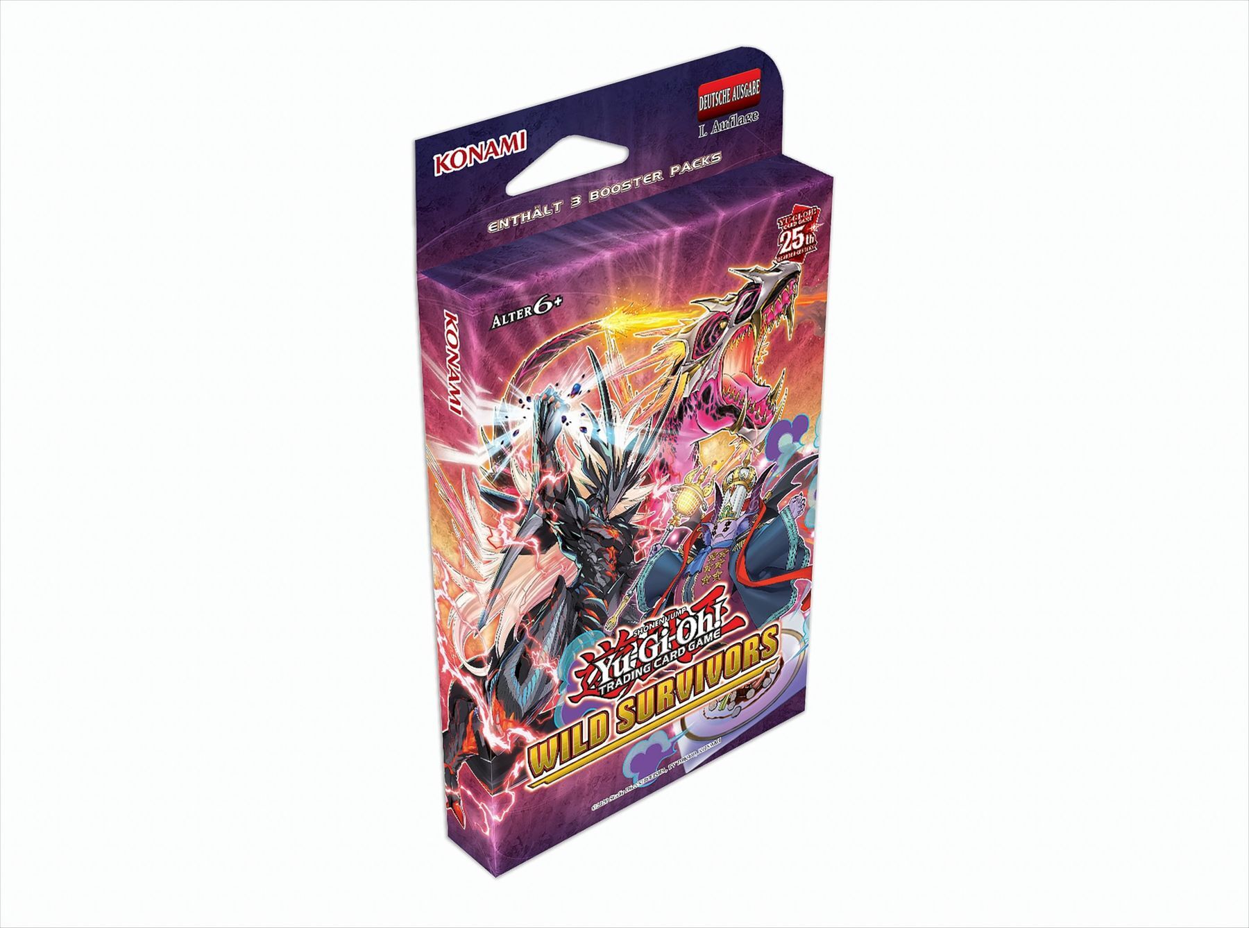 Konami Yu-Gi-Oh! Wild Survivors 3 Booster Pack Tuckbox 1. Auflage - Deutsch Wild Survivors - 3er Booster