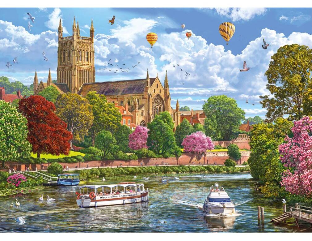 Gibsons Worcester from the River, 1000 Stück(e) G6454