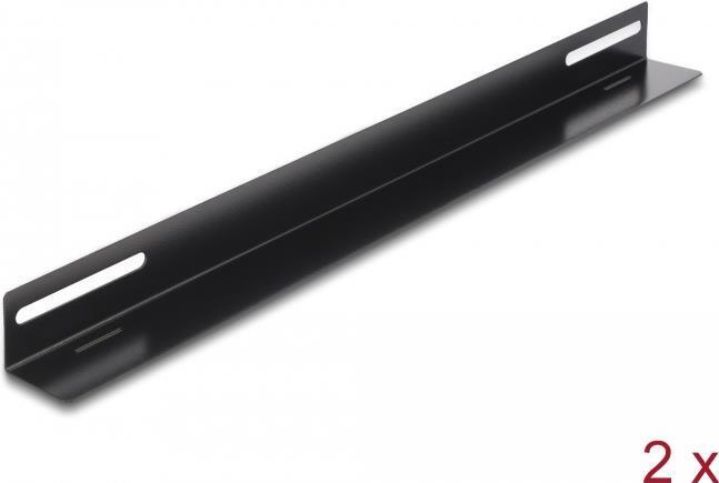 DELOCK 19 montážna lišta pre sieťovú skriňu 450 x 40 mm 2 ks