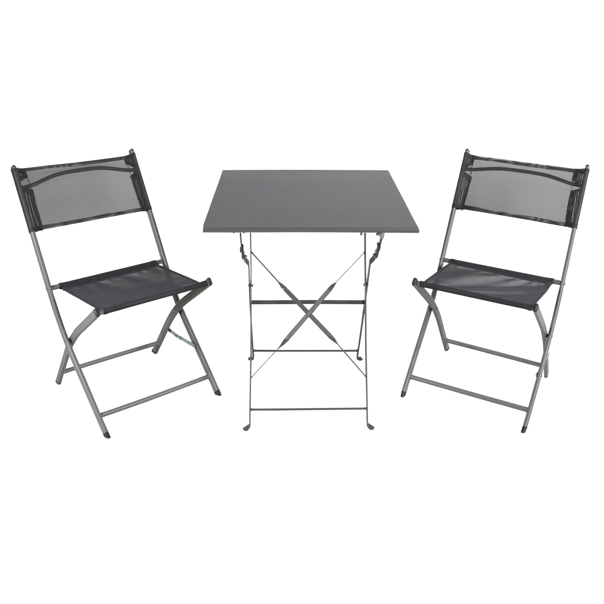 Linder Exclusiv Záhradná súprava BISTRO SET Sivý