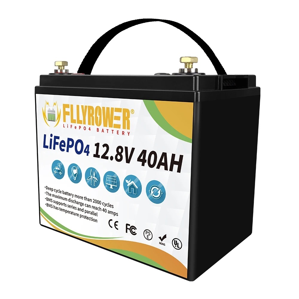 12V 40Ah LiFePO4 batéria, vysoká vybíjacia kapacita, dlhá životnosť, 12V 40AH