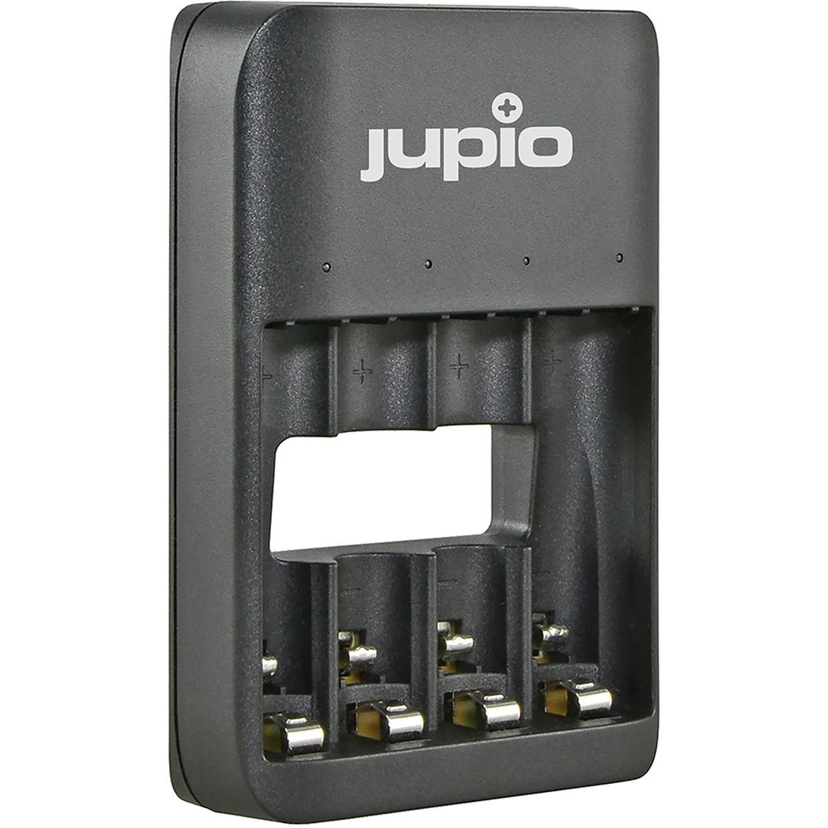 Jupio USB 4-Slots Batterie-Ladegerät LED für 1 bis 4 AA/AAA Batterien