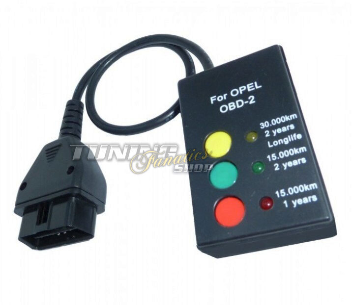 Tradefox Öl Service Intervall Rücksteller Reset Löschen OBD 2 OBD2 für Opel #Artikel 7160