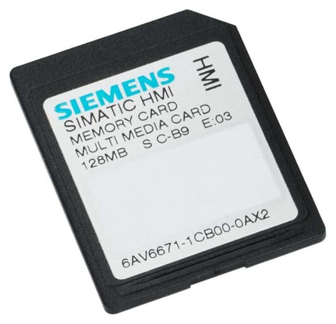 Siemens SIMATIC MM-Speicherkarte 128 MB, 128 GB, MMC, Schwarz 6AV6671-1CB00-0AX2