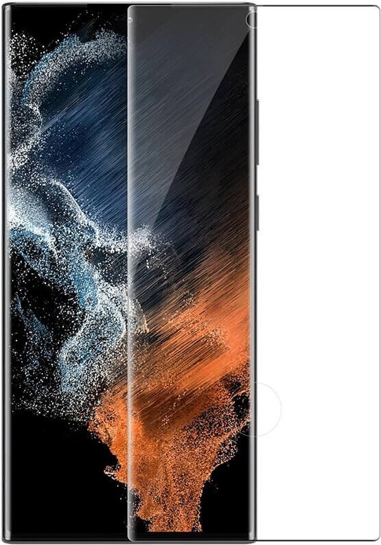 Nillkin Temperot Glass 3D CP+ MAX čierna pre Samsung Galaxy S22 Ultra