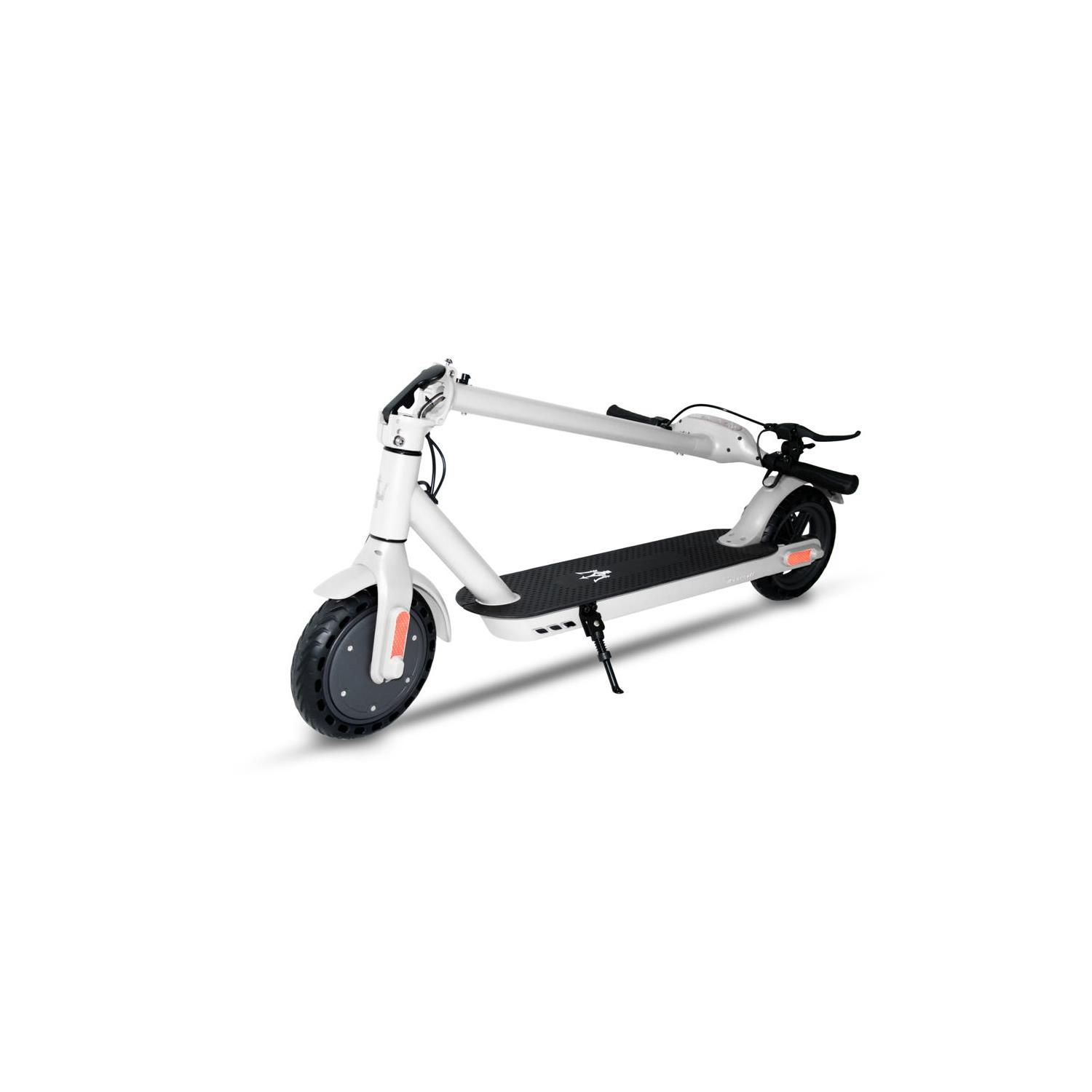 MC-ES10 E-Scooter s cestnou homologizáciou (ABE, 350W motor, 7 500 mAh batéria, 10 palcové pneumatiky, 20 km/h, IPX4), farba:biela