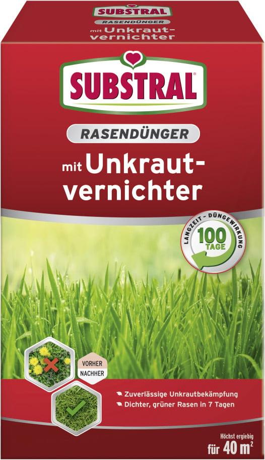 SUBSTRAL® Rasendünger mit Unkrautvernichter 0,8 kg 8668