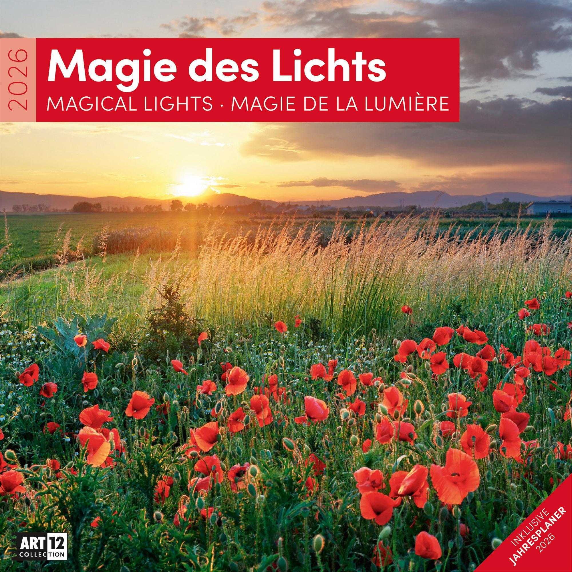 Sonstige Verlage Magie des Lichts Broschürenkalender 2026 - 30x30 - Art12