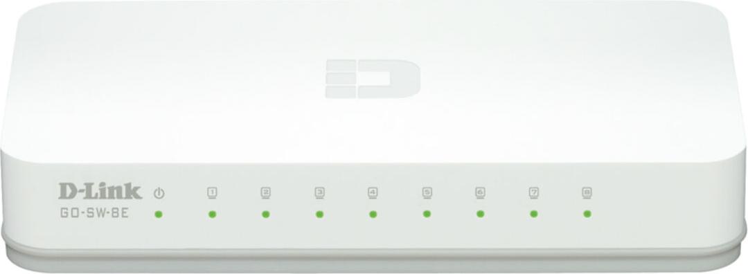 Prepínač D-Link GO-SW-8E/E