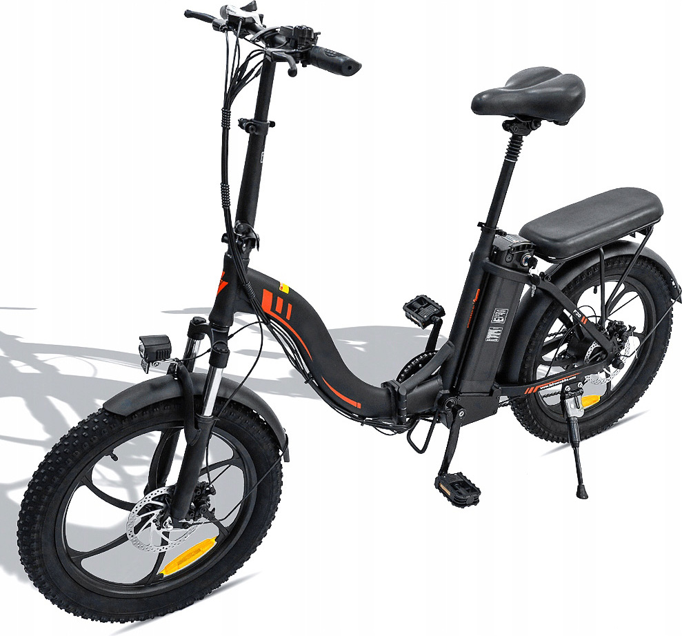 Elektrický bicykel ebike 20 palcový skladací bicykel, tučný bicykel 250W, e-city bike 36V 16Ah odnímateľná batéria, ebike muži ženy 3.0 horský bicykel s tučnými pneumatikami, e-bike