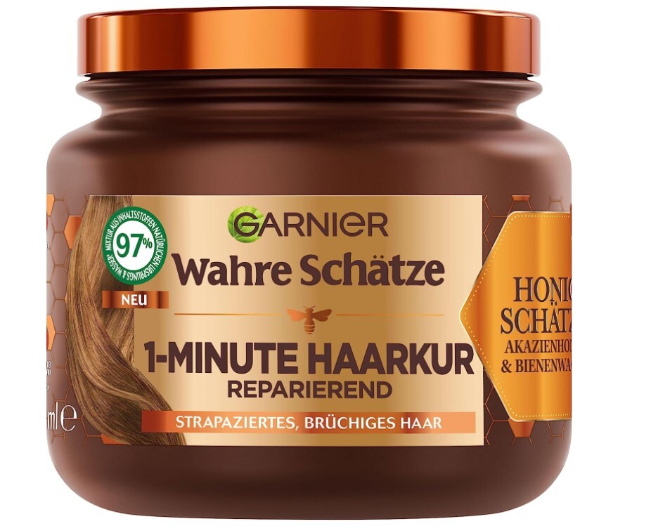 Garnier True Treasures Honey Treasures 1-Minute Hair Treatment 340ml ROlga_428_0,5