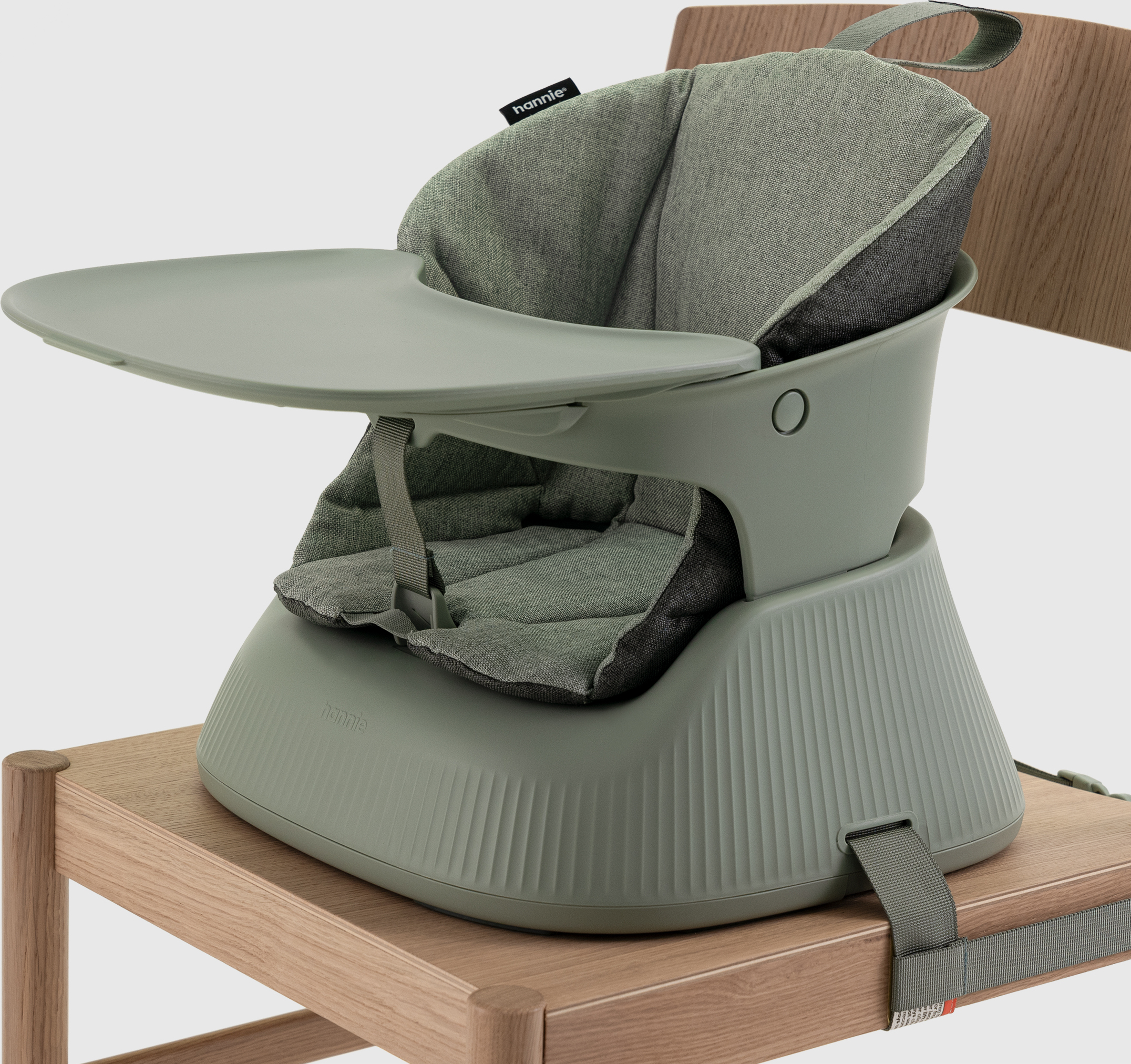 HANNIE Hochstuhl mobil tragbar universell Reisehochstuhl Sitzerhöhung