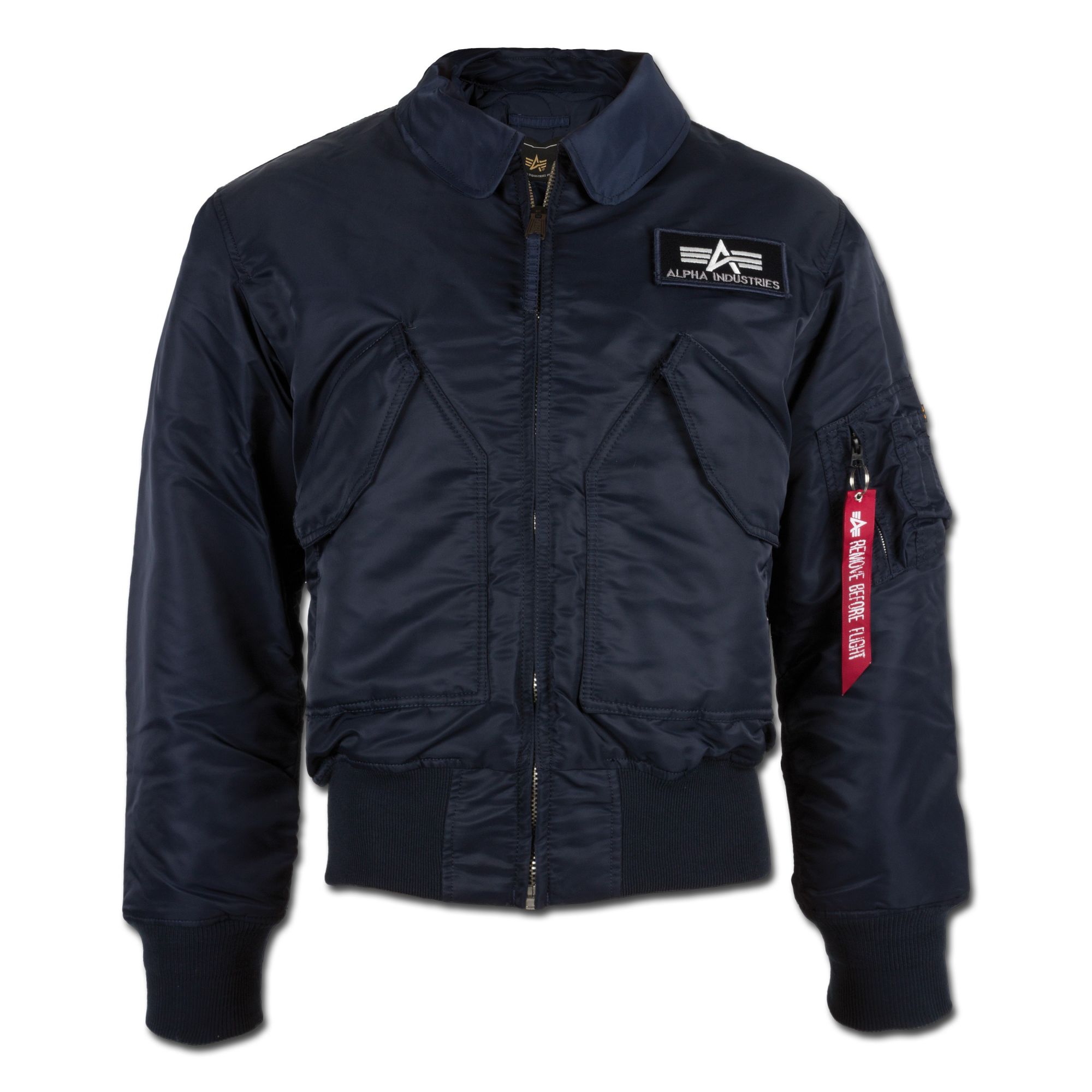 Alpha Industries Fliegerjacke CWU blau : 3XL
