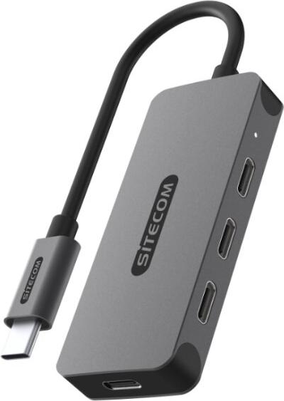 Napájací rozbočovač Sitecom USB-C na 4x USB-C 10 Gbit/s
