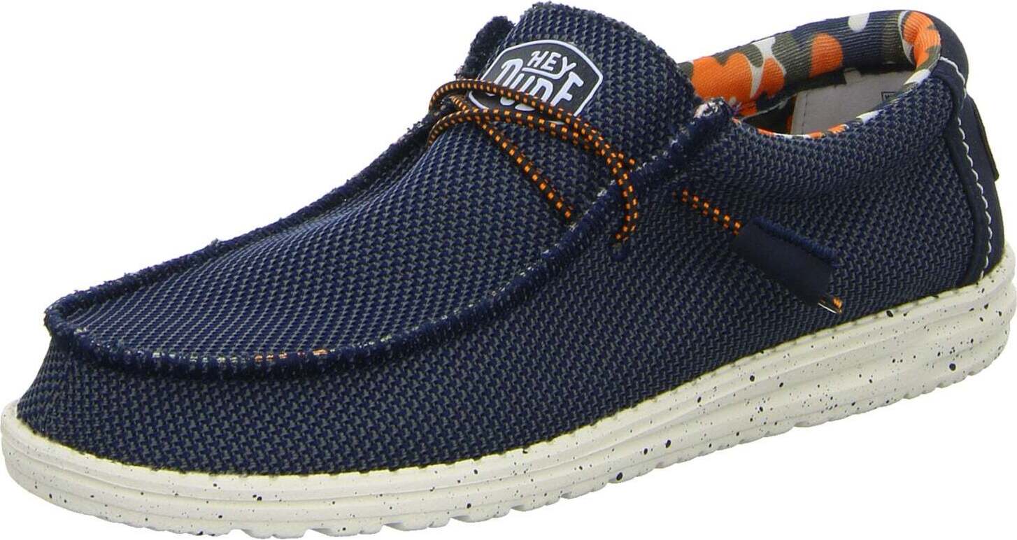Hey Dude Wally Sox Stretch – Mocassini Elastici Per Bambini, Leggeri E Comodi, Con Suola Flessibile E Memory Foam, Ideali Per Tutti I Giorni