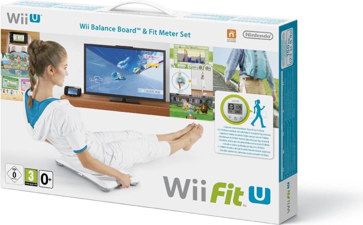 Nintendo Wii Fit U + Fit Meter Grün + Balance Board 2320766 !!!