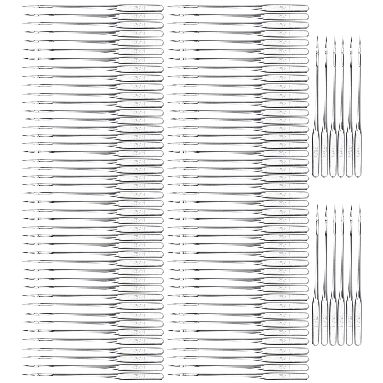 Cocosity Nähmaschinennadel,Nähnadel,Nähmaschinennadel aus Stahl,Nähmaschinenteile,Nähmaschinenzubehör