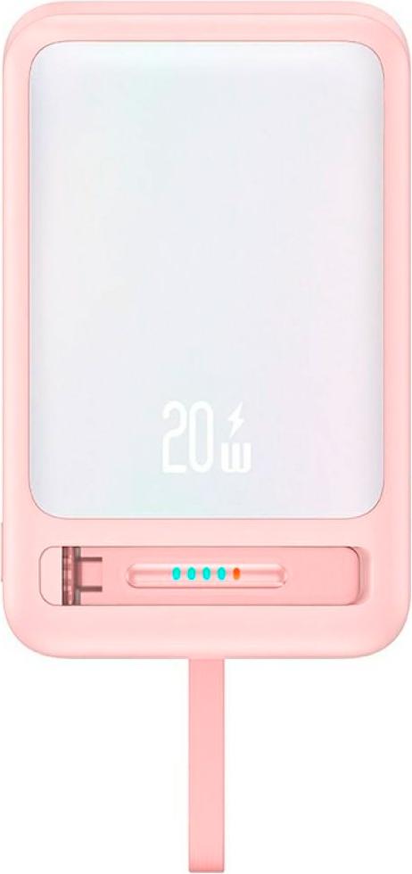 Powerbank Usams Xm Series Cd219 10000Mah Magnetisch Kabellos Rosa 10KCD21904