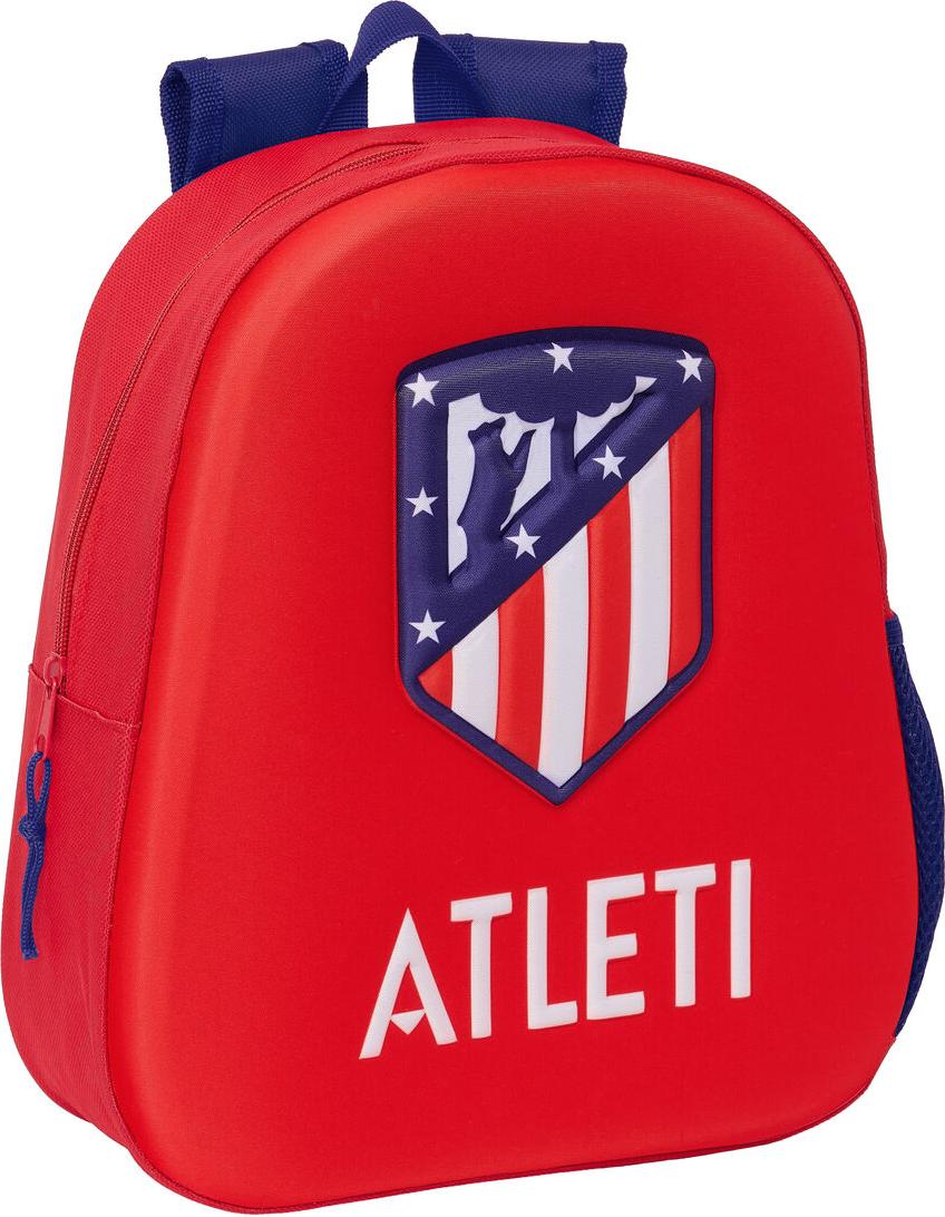 Atletico Madrid Schulrucksack 3D Atlético Madrid Rot 27 x 33 x 10 cm S4309369