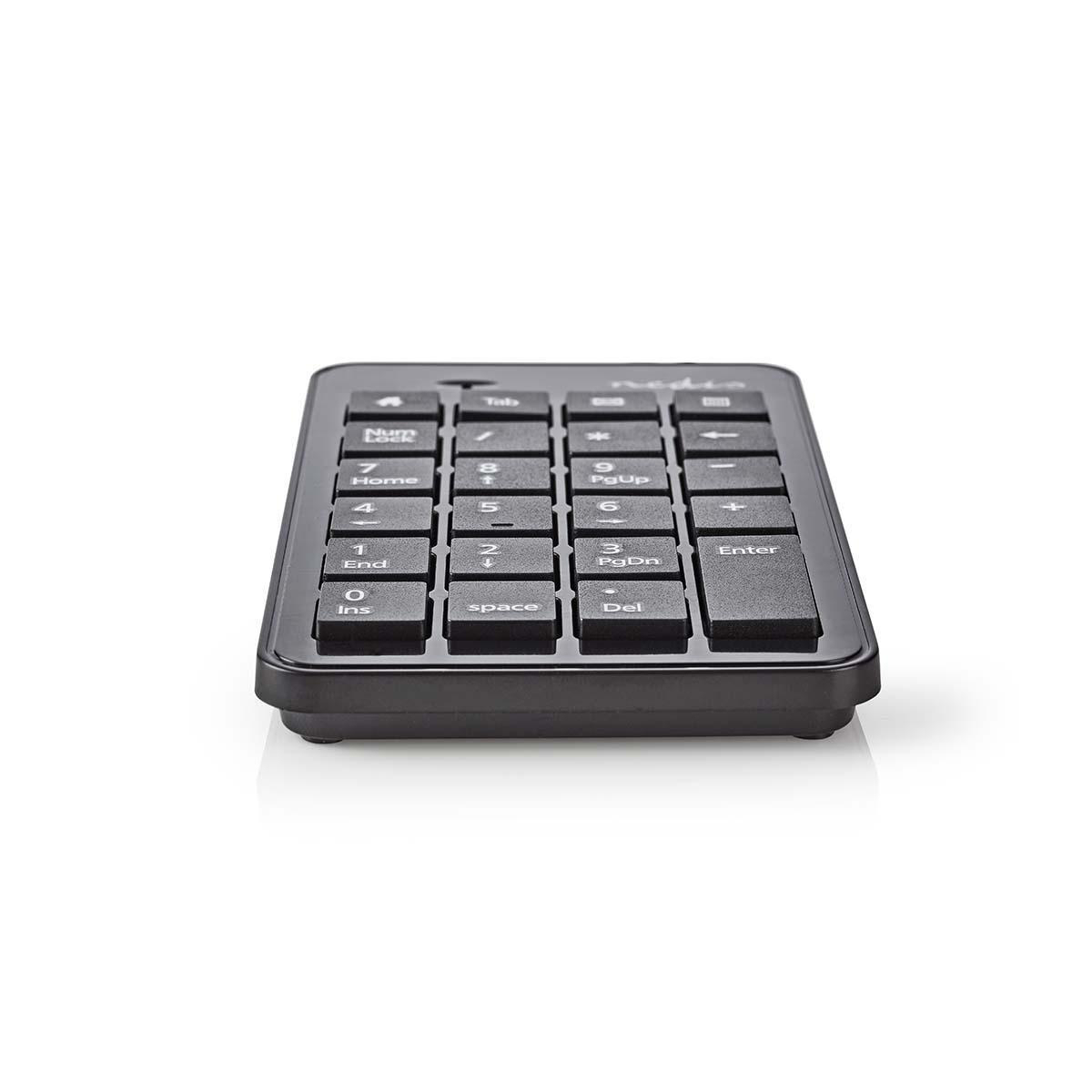 Nedis Kabelgebundenes Keyboard - USB-A - Büro - Einhändig - numerisch - Numerische Tastatur KBNM100BK