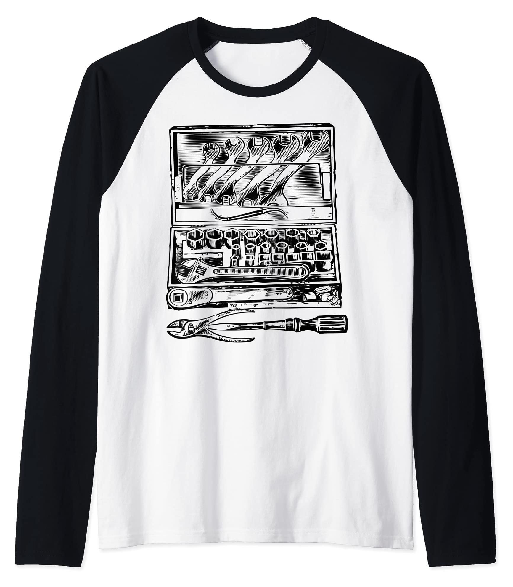Mode Tees Werkzeugkasten Werkzeugkasten Raglan