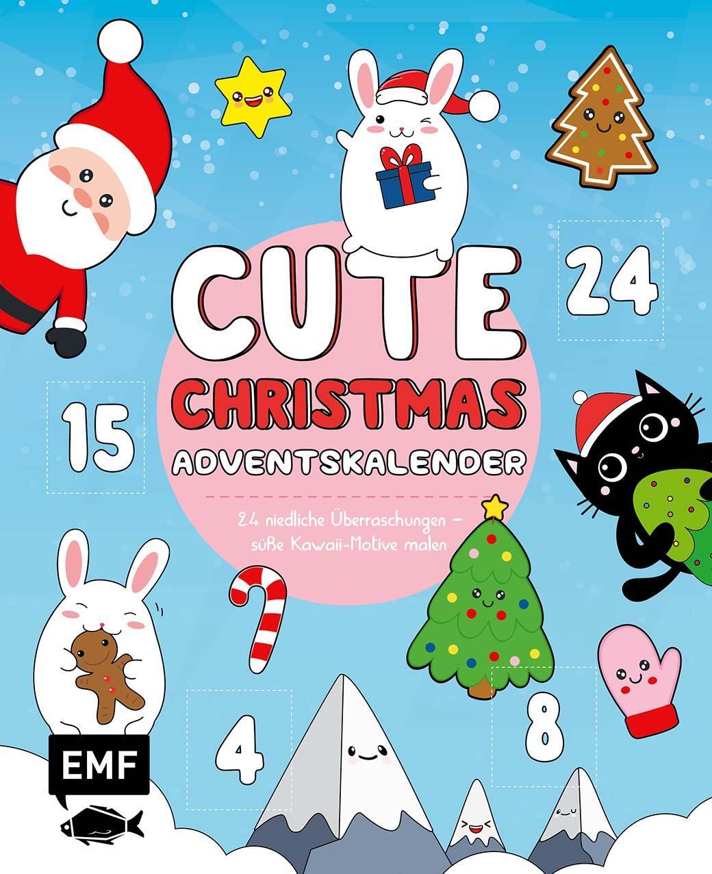 Sonstige Verlage Mein Kawaii-Adventskalender-Buch: Cute Christmas