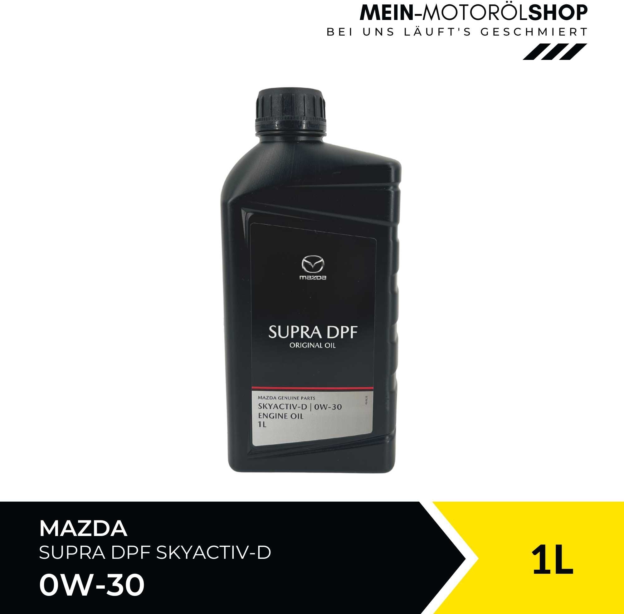 Motoröl OE MAZDA MAZDA SUPRA DPF 0W30 1L