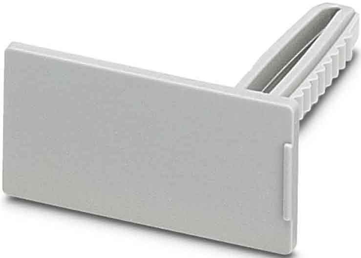 Phoenix Contact Klemmenleisten-Kennzeichnungsträger, höhenverstellbar, für Endhalter CLIPFIX 15, CLIPFIX 35 und CLIPFIX 35 -5, beschriftbar mit Etikett BMK...20 x 8, oder direkt mit dem B-Stift bzw. X-PEN 0811969