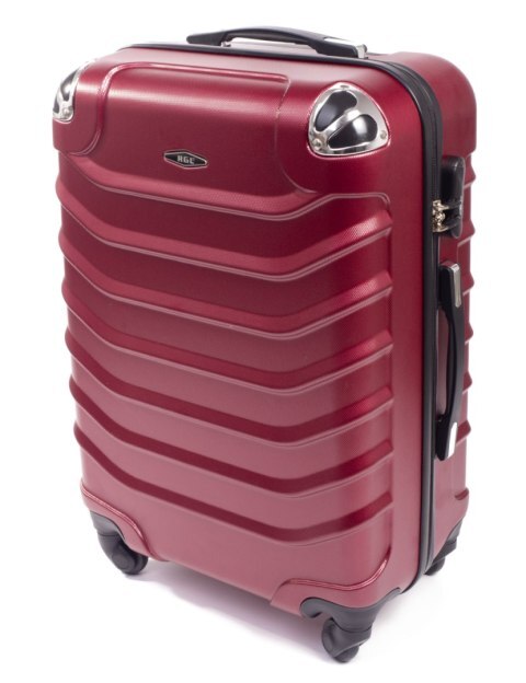 ShopJK Reisekoffer ABS 730, Farbmuster: burgund XXL ABS730BORXXL
