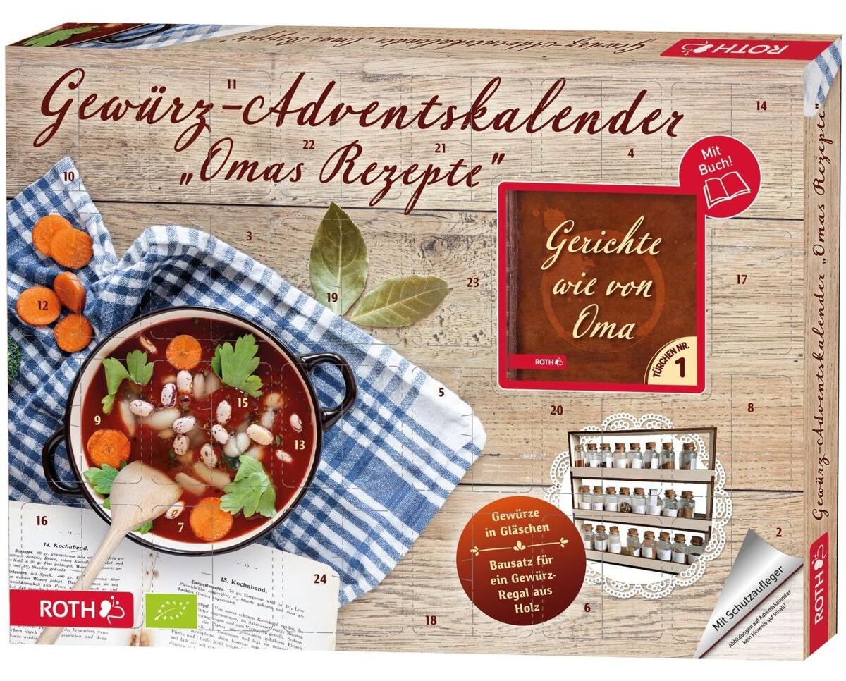 Adventskalender 'Bio-Gewürz-Adventskalender' Omas Rezepte bestückt 80736