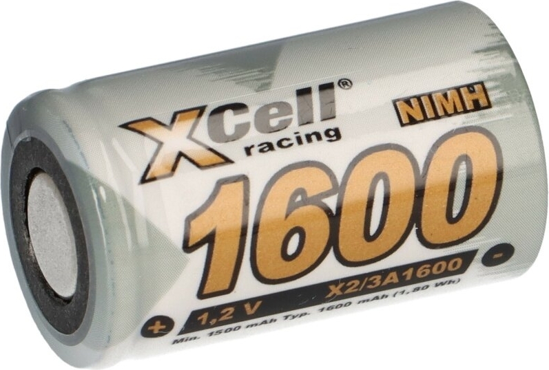 XCell Akku 2/3 A 1,2V / 1600mAh NiMh Hochstrom 8217