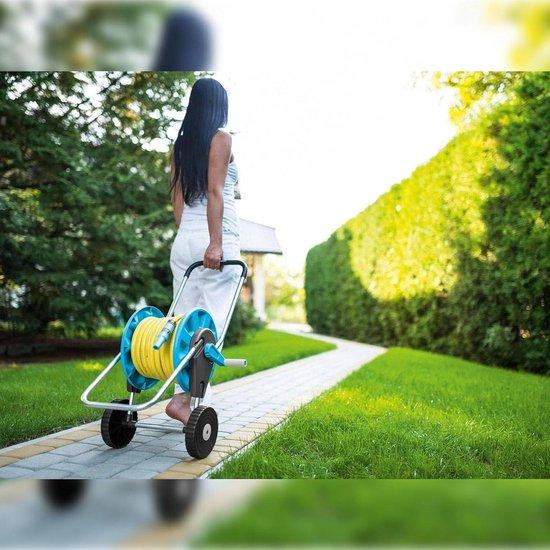 OEM Flexibler 45m Lichtblauer ALU-Tuinslang mit Korrosionsbeständigkeit, Knickvermeidung und Transportfunktion 2026