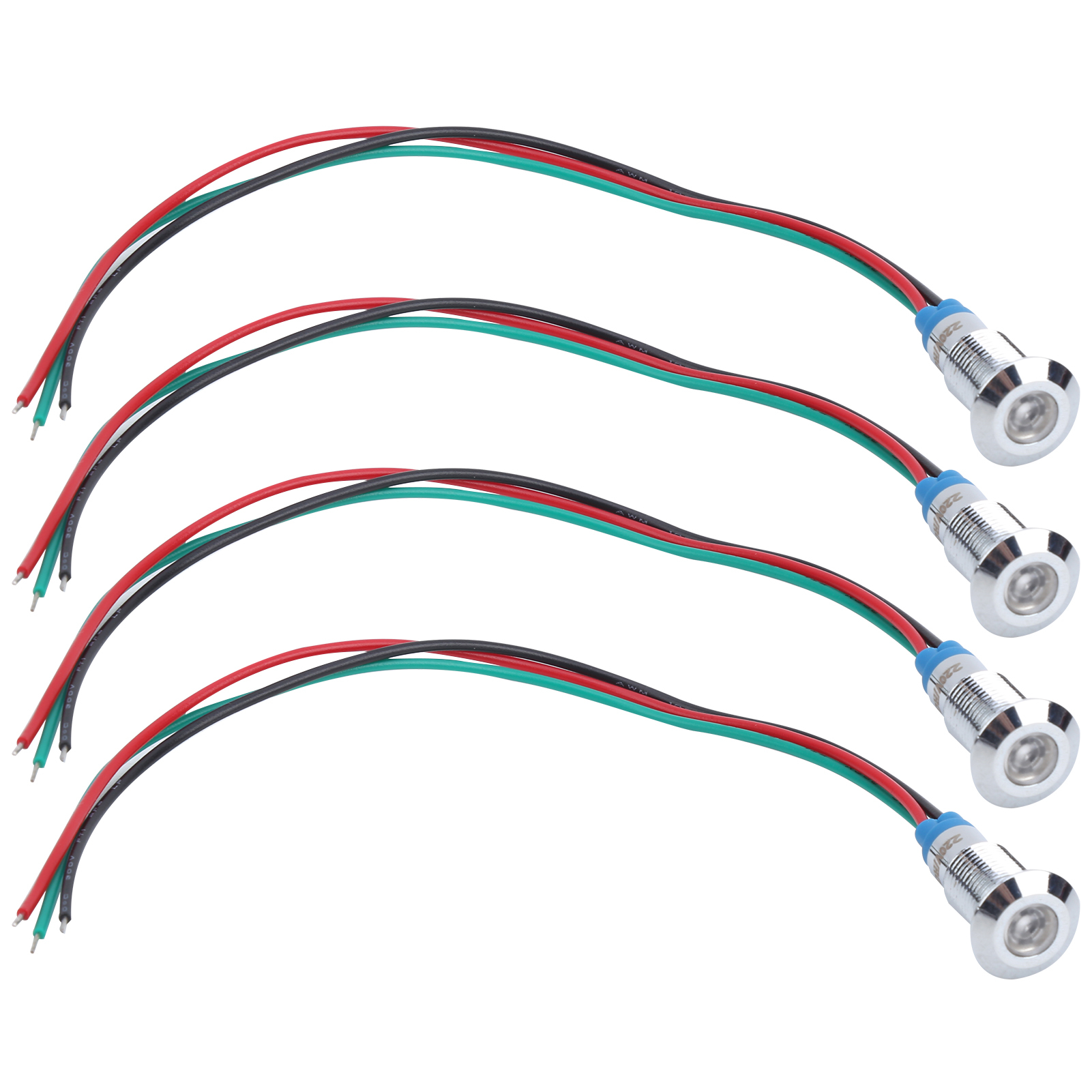 Cocosity LED-Anzeigeleuchte,LED-Signalleuchte,Anzeigeleuchte,Wasserdichte Anzeigeleuchte,Metall-Anzeigeleuchte,Tastenanzeigen,Industrielle Steuerungskomponenten
