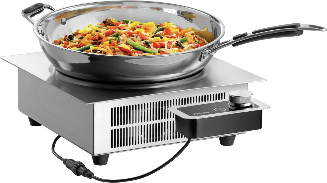 Vstavaná indukčná panvica wok IW35-EB od spoločnosti Bartscher
