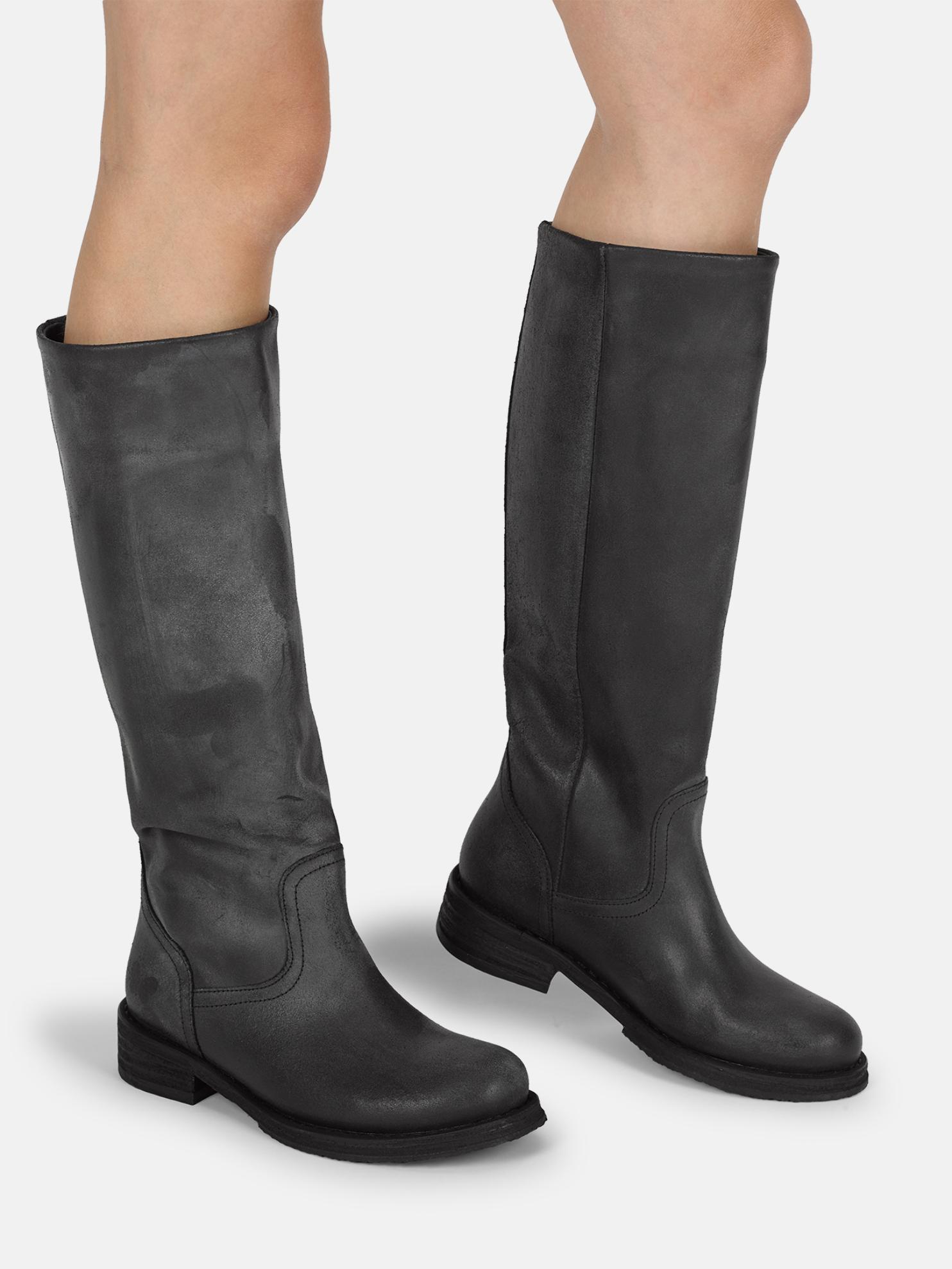 Felmini Cooper A712 Bikerstiefel aus Leder mit rutschfester Sohle und Vintage-Lederverarbeitung COOPER A712 033_40