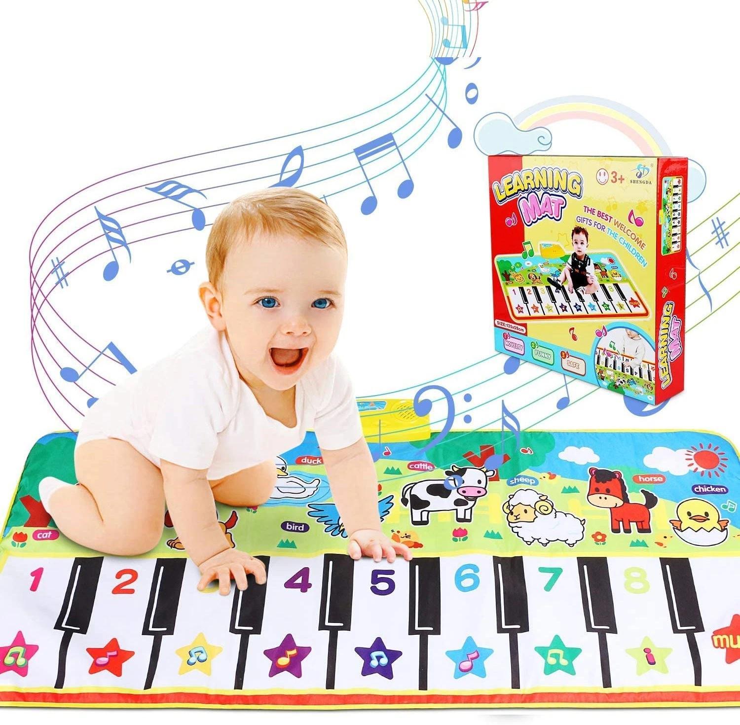 Unbranded Kinder Musikmatte Spielzeug Ab 1 2 3 4 5 6 Jahre Mädchen Junge Lernspielzeug