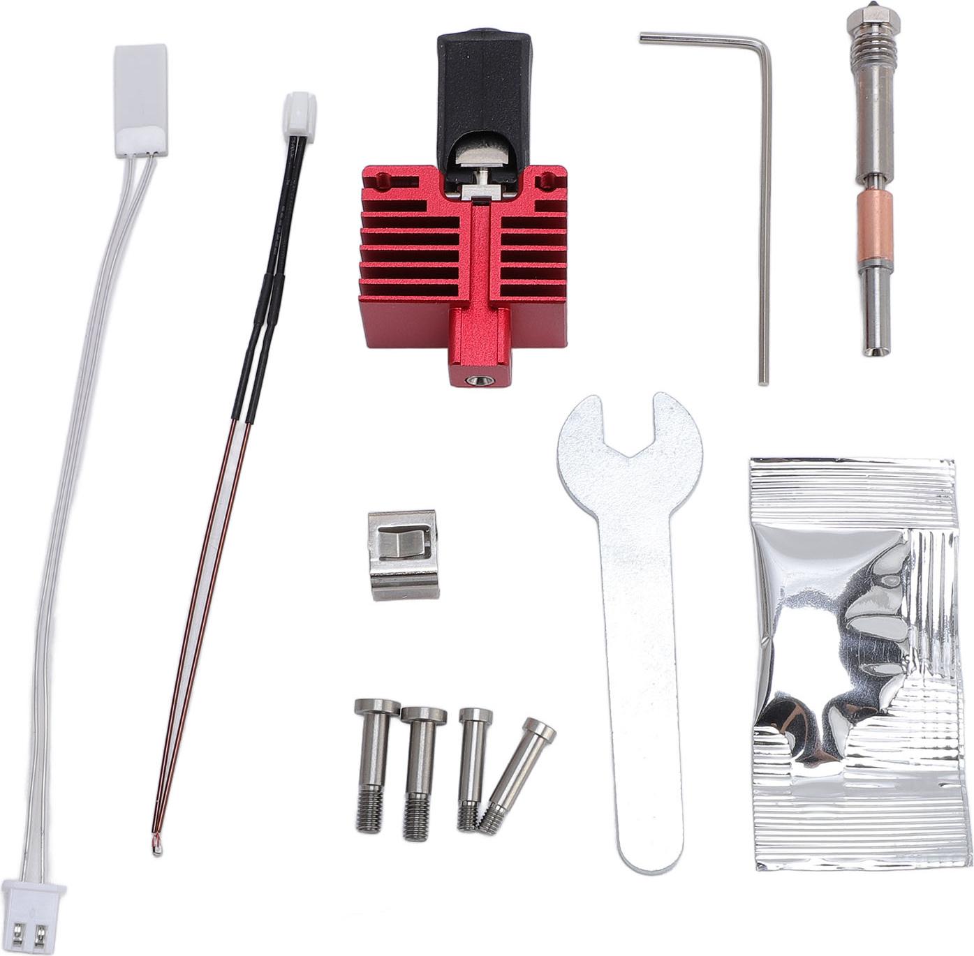 TWO TREES 3D-Drucker-Hotend-Kit mit 0,4-mm-Schnellwechseldüse, 60-W-Keramik-Heizung und 0,2-mm-Düse für X1C