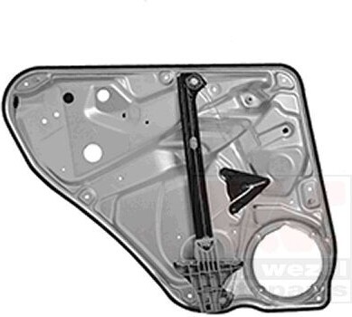 VAN WEZEL Regulátor okien bez elektromotora zadný pravý pre SKODA Superb I